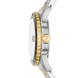 Fossil Blue Dive Three-Hand Date Two-Tone Stainless Steel Watch FS6031