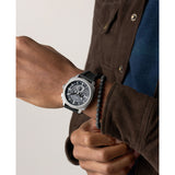 Fossil Men's Machine Chronograph Black Silicone Watch Set FS6145SET