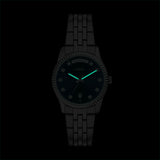 Fossil Scarlatte Day/Date Dark Blue Sunray Dial Watch ES5457