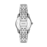 Fossil Scarlatte Day/Date Dark Blue Sunray Dial Watch ES5457