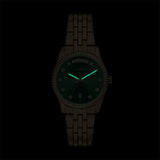 Fossil Scarlette Day/Date Dark Green Sunray Dial Watch ES5460