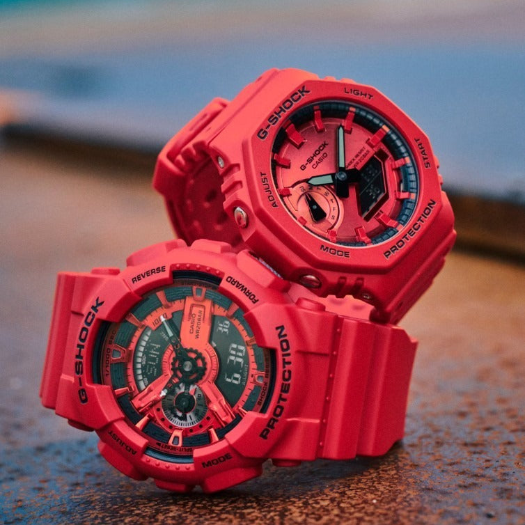 G-shock Analog-Digital 2100 Series GA-2100RRB-4A