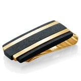Carbon Fibre & Steel Gold Plated Money Clip