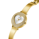 GUESS Heartly Ladies Gold Tone Analog Watch
