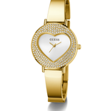 GUESS Heartly Ladies Gold Tone Analog Watch