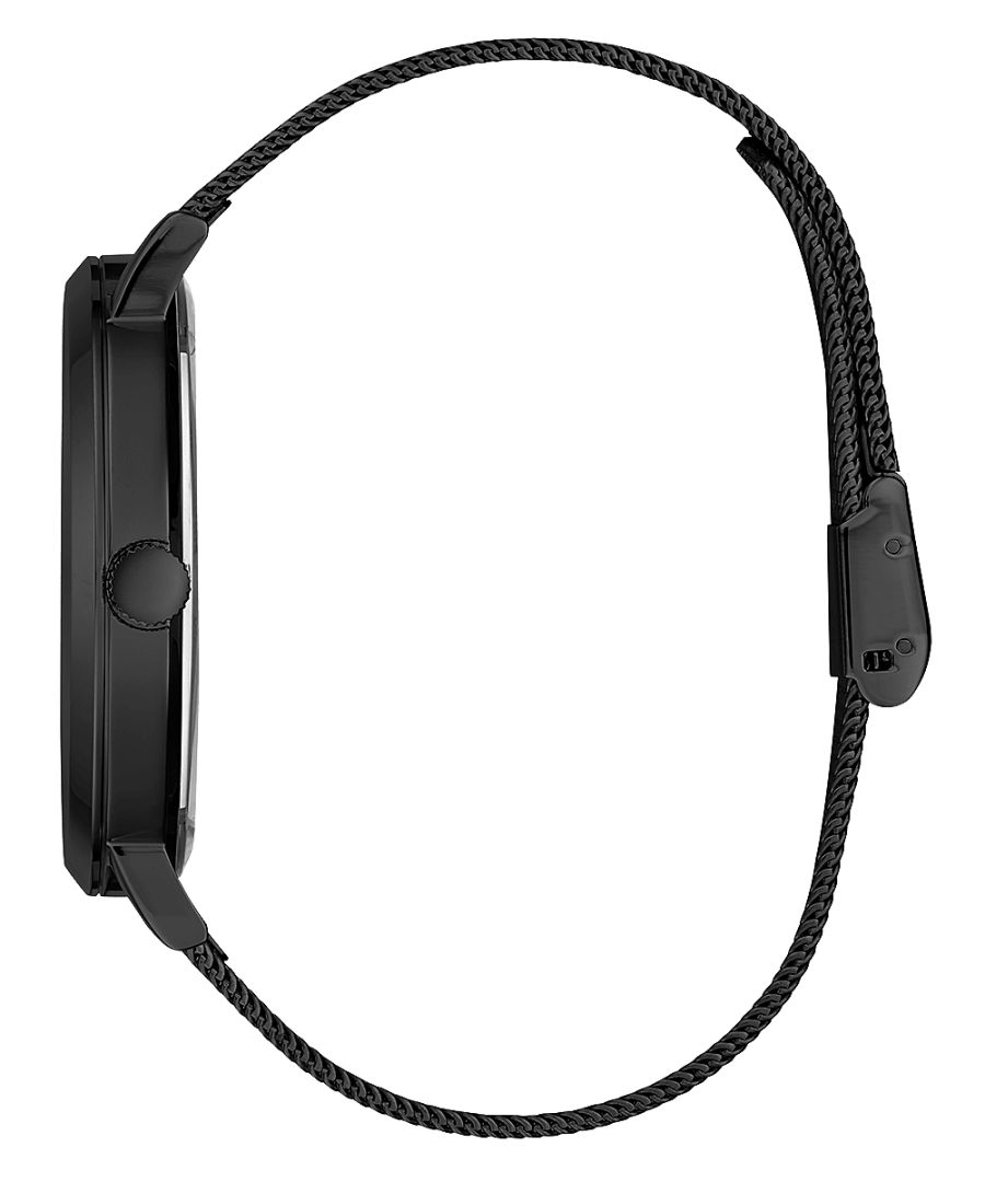 Guess Black Case & Mesh Stainless Steel Watch