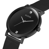 Guess Black Case & Mesh Stainless Steel Watch