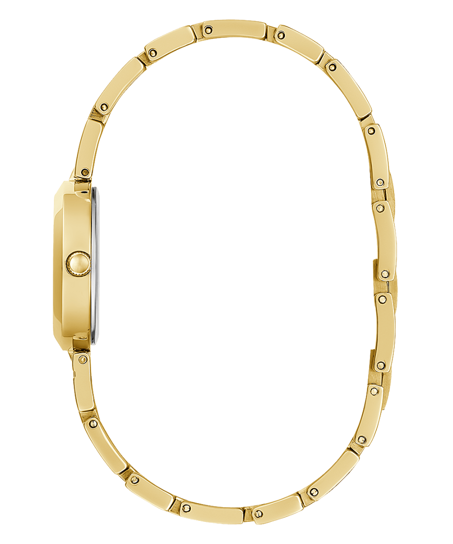Guess Gold Tone Case Stainless Steel Watch