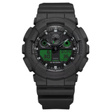G-Shock Black and Electro Green Series GA100BEG-1A
