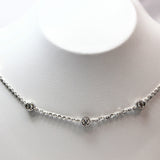 Lab Grown Diamond Beads Necklace