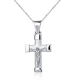 Sterling Silver, Italian Cross Pendant