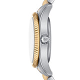 Lexington Pavé Two-Tone Watch and Slider Bracelet Gift Set, MK4815