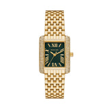 Petite Emery Pavé Gold-Tone Watch