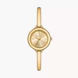 Izzy Three-Hand Gold-Tone Stainless Steel Watch MK4929