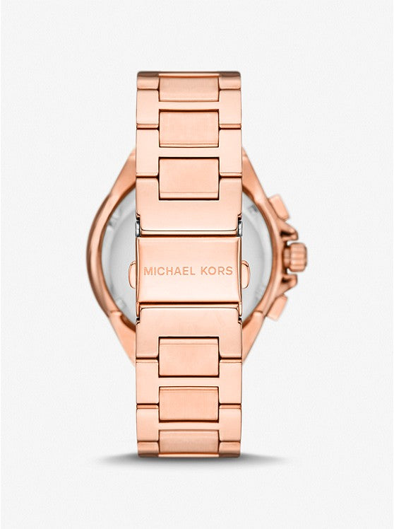Oversized Camille Chronograph Rose-Gold Tone Watch