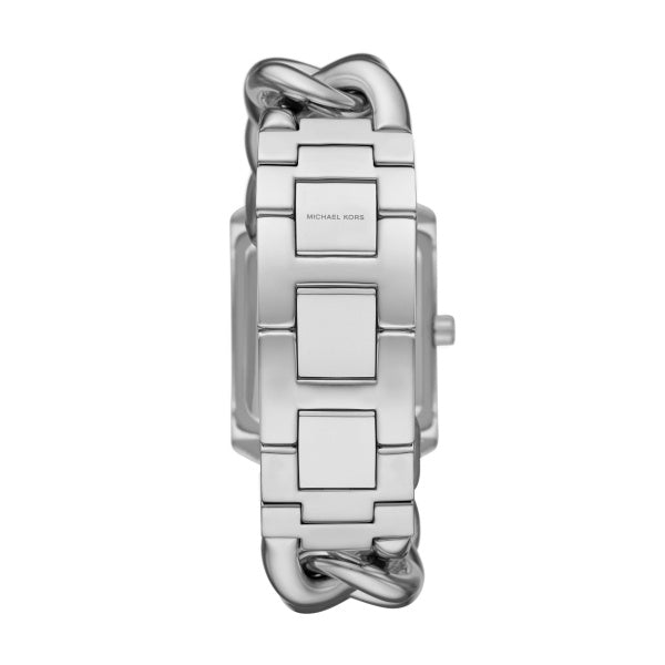 Emery Three-Hand Stainless Steel Pavé Watch