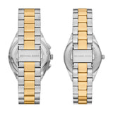 Lennox His and Hers Pavé Two-Tone Watch Set