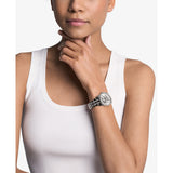 Mini Bryant Pavé Logo Silver-Tone Watch MK7542