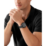 Oversized Lexington Black-Tone Watch