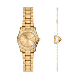 Michael Kors Women's Lexington Three-Hand Gold-Tone Watch 4992SET
