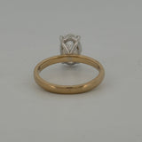 Oval Brilliant Lab Grown Diamond Solitaire - 2.06ct in 14K Yellow Gold