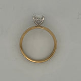 Oval Brilliant Lab Grown Diamond Solitaire - 2.06ct in 14K Yellow Gold