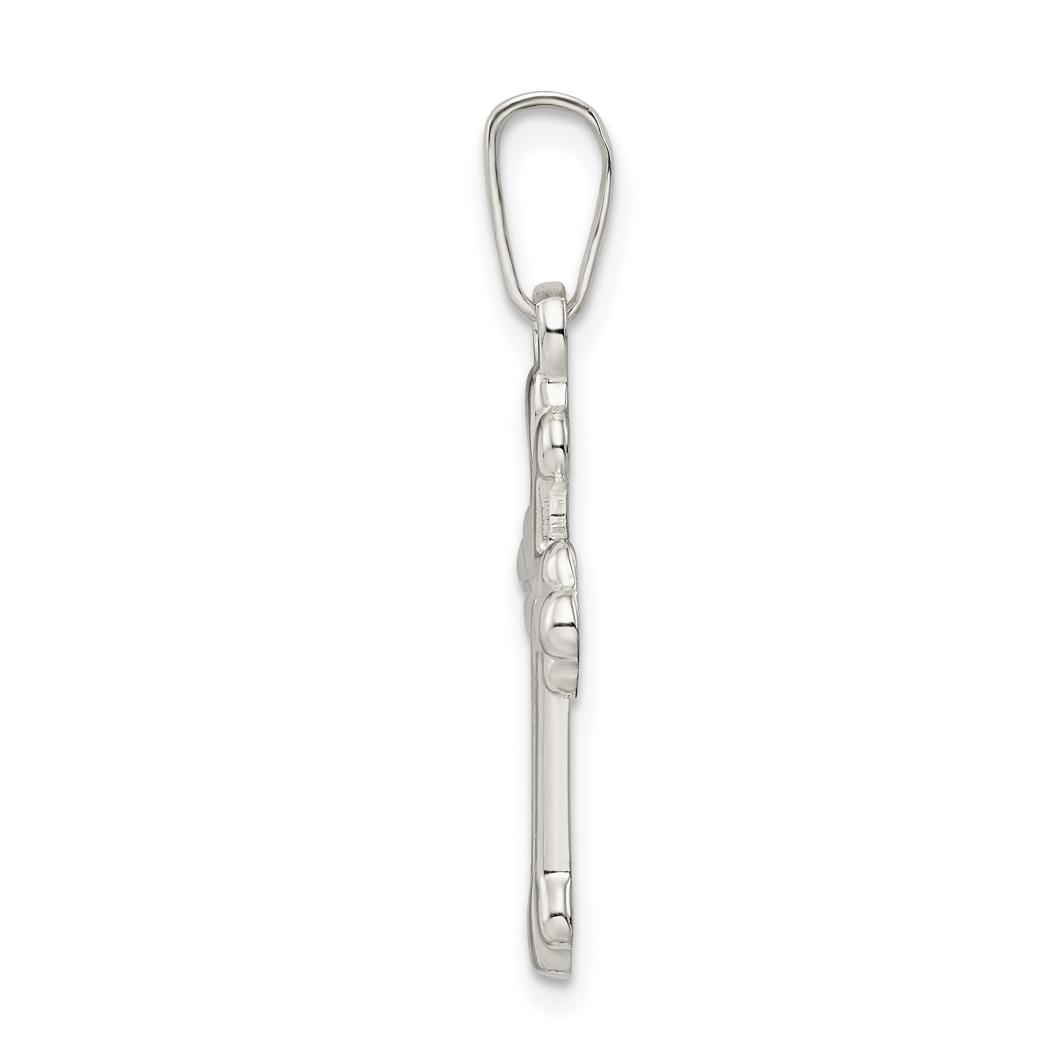 Sterling Silver Polished Cross