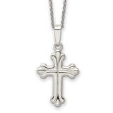 Sterling Silver Polished Cross