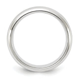 Sterling Silver 4mm Comfort Fit Size 6 Band 6.00