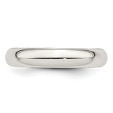 Sterling Silver 4mm Comfort Fit Size 6 Band 6.00