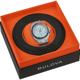 Bulova Racer Chronograph Watch with Light Blue Dial