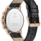 Rose Gold-Tone Leather Multifunction Watch GW0901G5