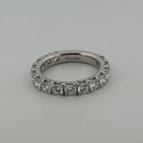 Round Brilliant Eternity Wedding Band – T.W. 1.90ct in 14K White Gold