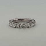 Round Brilliant Eternity Wedding Band – T.W. 1.90ct in 14K White Gold