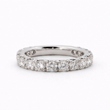 Round Brilliant Eternity Wedding Band – T.W. 1.90ct in 14K White Gold