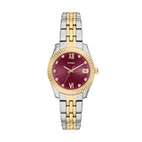 Scarlette Three-Hand Date Two-Tone Stainless Steel Watch ES5461