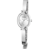 Silver Tone Oval Analog Watch GW0924L1