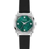 Silver-Tone Silicon Analog Watch GW0932L1