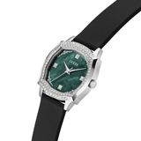 Silver-Tone Silicon Analog Watch GW0932L1