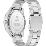 Silver-Tone and Black Multifunction Watch GW0904G1
