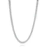 6mm Stainless Steel Curb Key Clasp Chain
