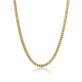 6mm Stainless Steel Curb Key Clasp Chain