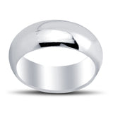 Sterling Silver 8MM Wedding Band