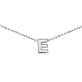 Sterling Silver 8mm Initial Necklace's