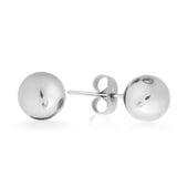 Sterling Silver Ball Stud Earrings