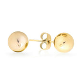 Sterling Silver Ball Stud Earrings