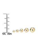 Sterling Silver Ball Stud Earrings