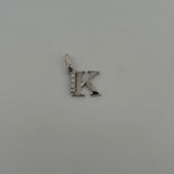 Sterling Silver CZ Initial