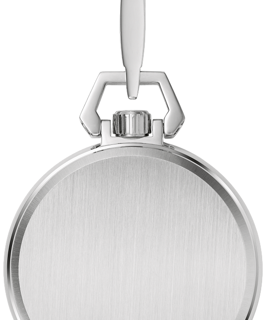 Sutton Pocket Watch Silver 96A304 Golden Time
