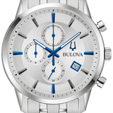 Sutton Silver Tone Stainless Steal 96B404
